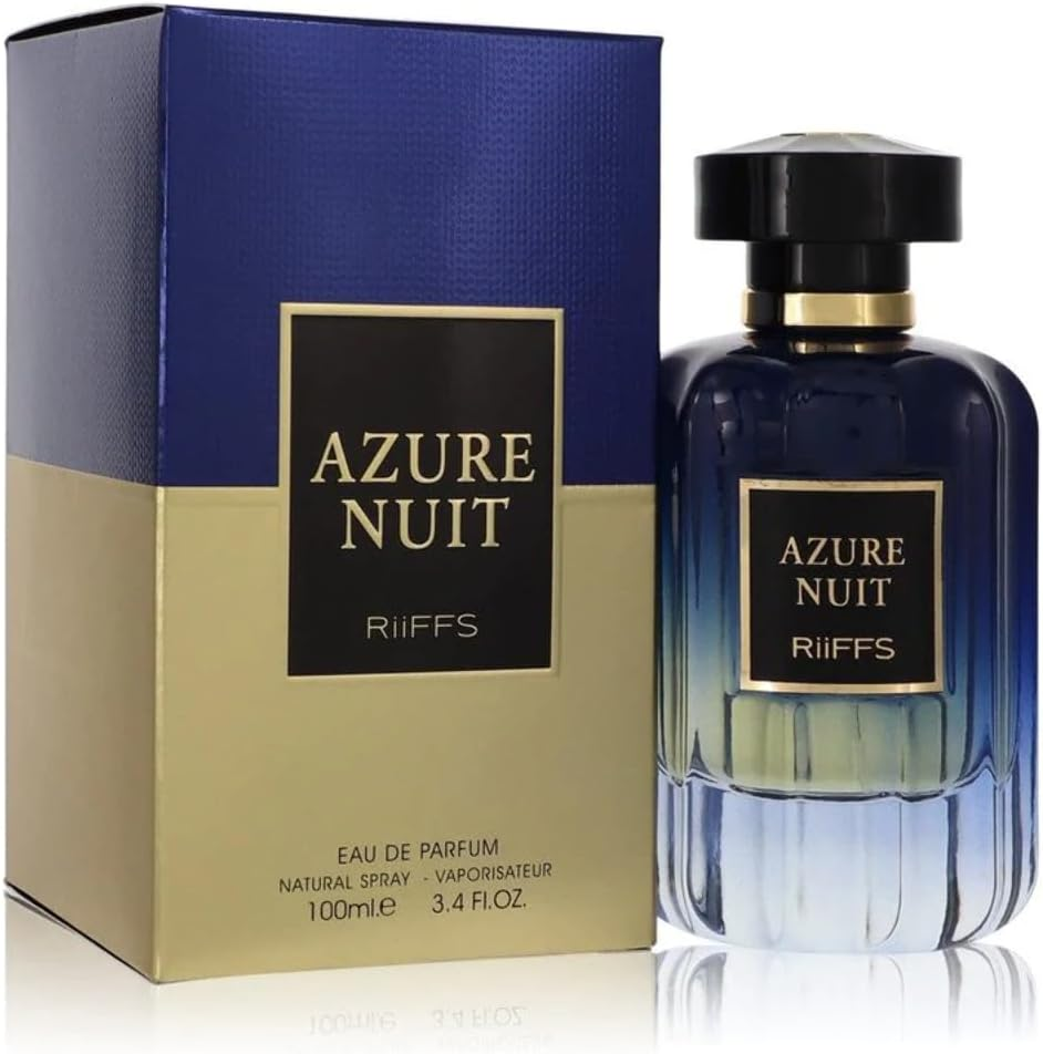 Riiffs Azure Nuit Eau De Perfume Spray for Men, 100 Millilitre