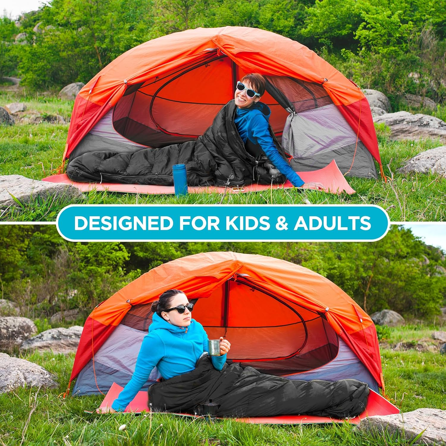 Advwin Camping Sleeping Bag for Hiking Camping Outdoor Travel image number 2