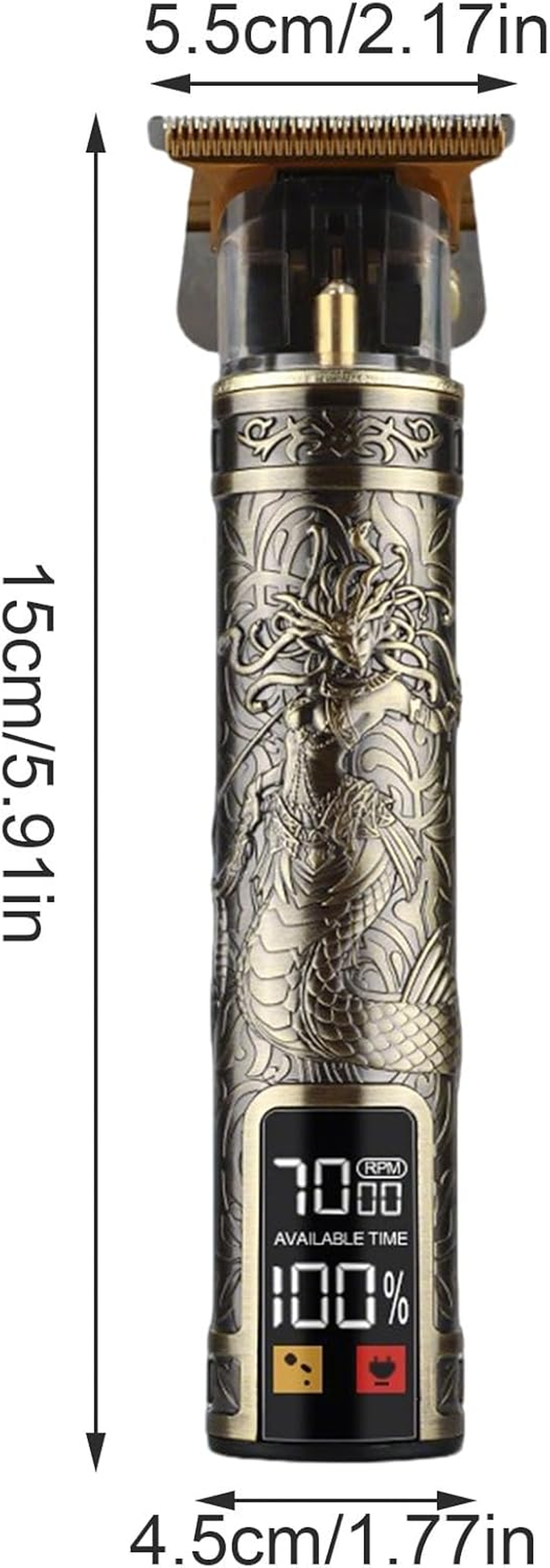 Hair Cutter for Men | Hair Barber Trimmer for Men with Guide Combs,Cordless Haircut Machine Grooming Kit for Father Barber Son Boyfriend image number 4