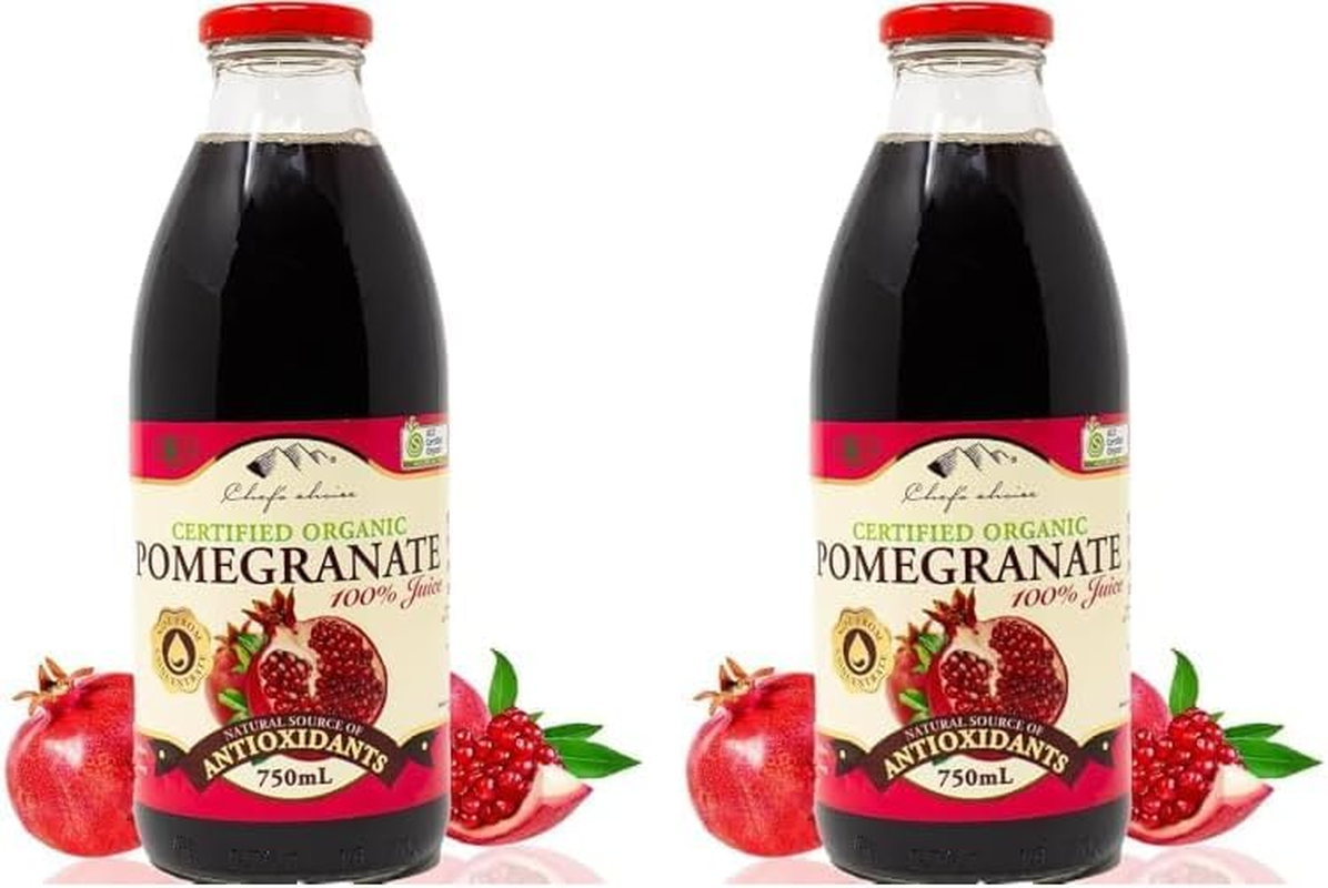 Chef'S Choice Organic Pomegranate Juice 750Ml (Pack of 2) image number 1