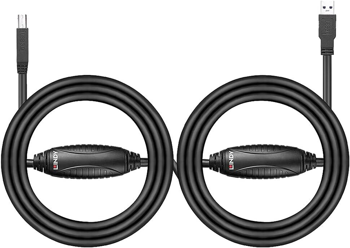 LINDY 10M USB 3.0 Active Cable, Type a to B image number 1