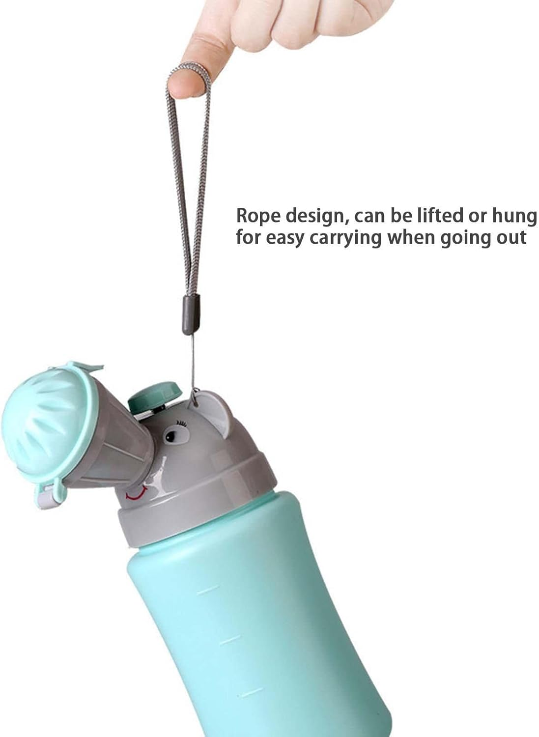 Portable Baby Urinal | Portable Urine Bottle for Kids | Baby Portable Potty Urgent Urinal Toilet for Car Travel And - Princess Style image number 4