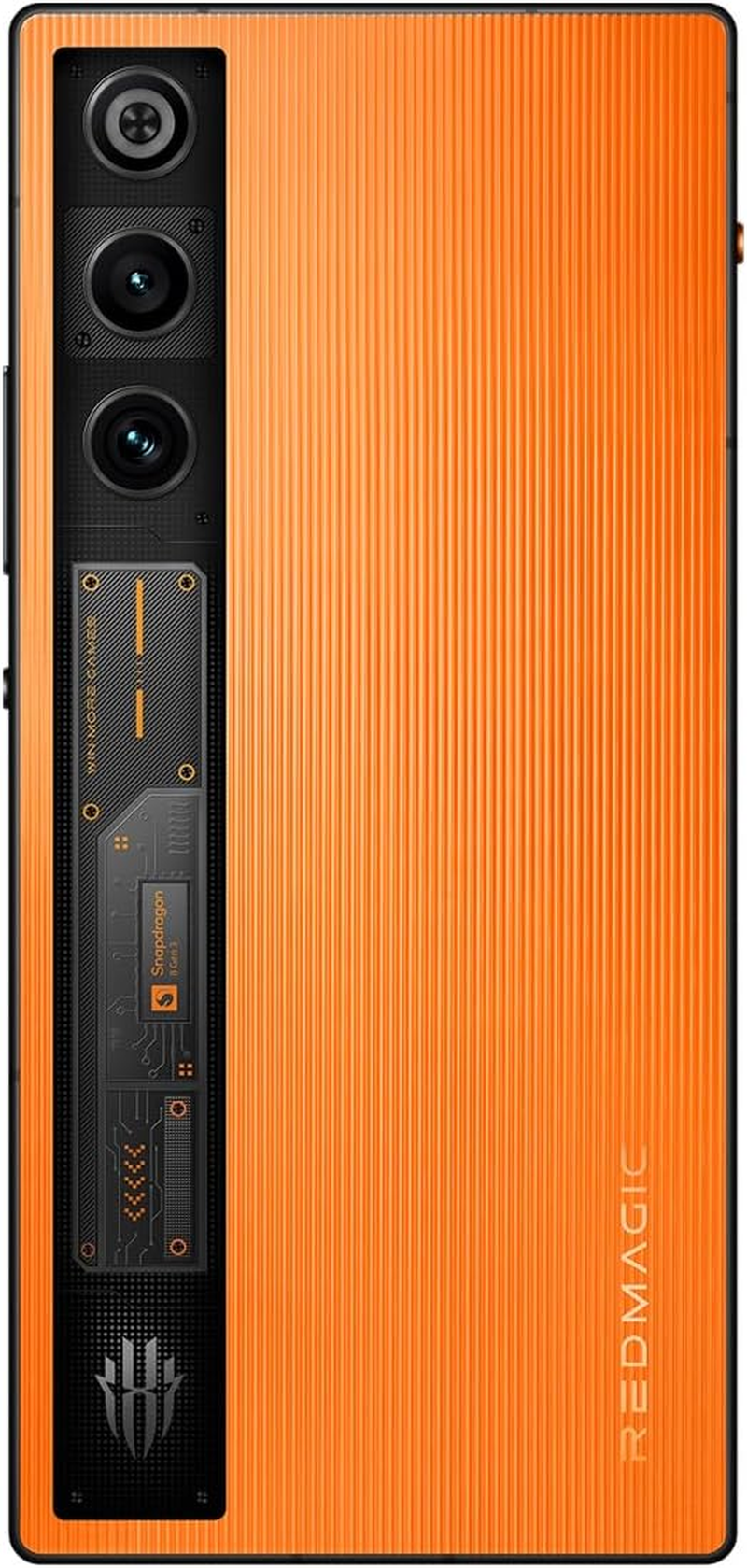 REDMAGIC 10 Air 120Hz Gaming Phone, 5G Android Smartphone, 12GB RAM+256GB ROM, Snapdragon 8 Gen 3, 6.8" AMOLED Full Screen, FHD+, 50MP Camera, Dual-Sim, Unlocked Mobile Phone Orange image number 2