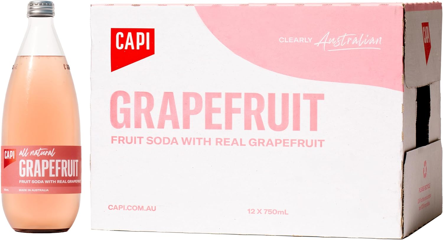 CAPI Sparkling Grapefruit, 750 Ml, Pack of 12 image number 1