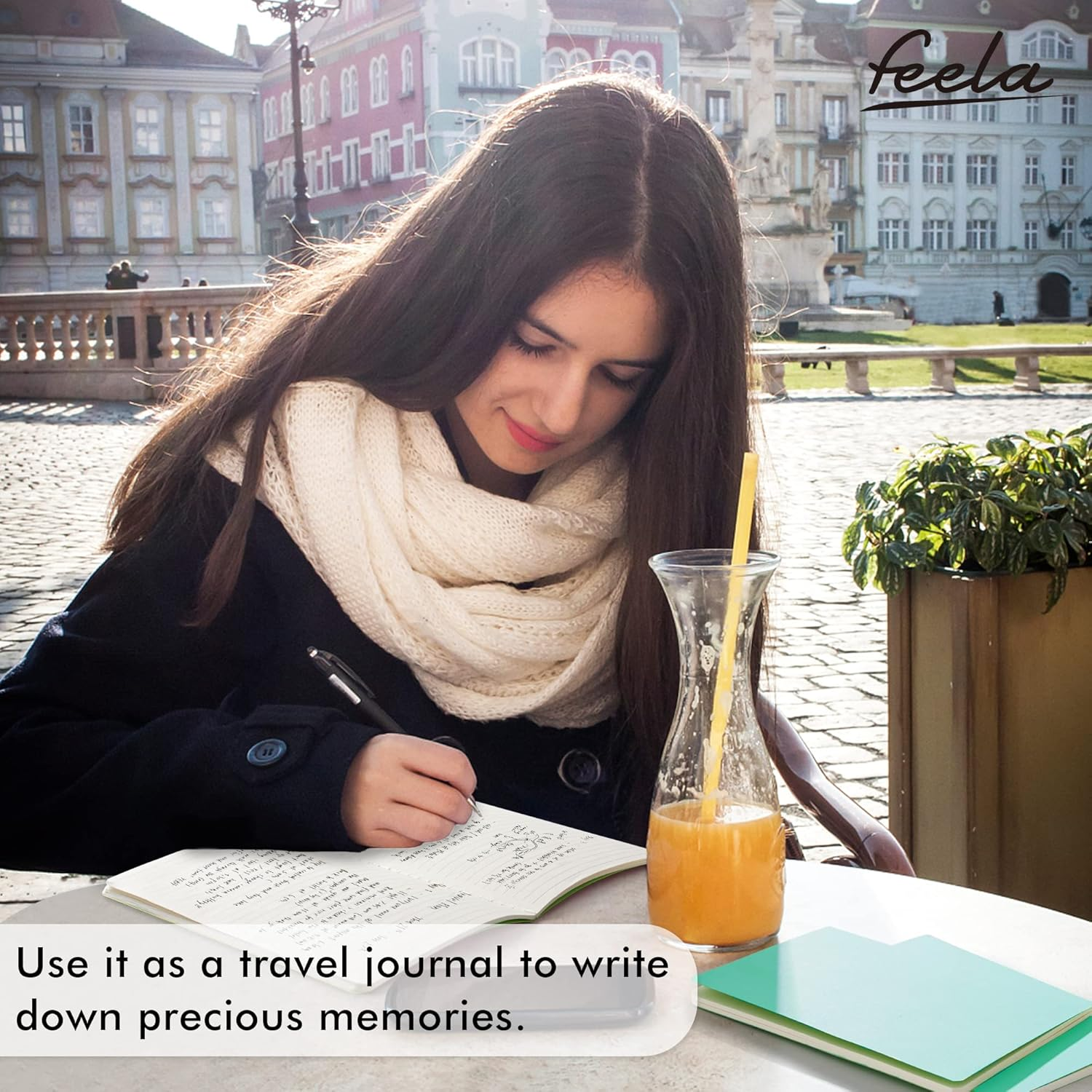 Feela Soft Cover Notebook Bulk, 8 Pack College Ruled Notebooks for Work Studay, Lined Travel Journal for Women Men, Note Taking Notebook School Supplies Business Writing, 8.2&rdquo; X 5.5&rdquo;, A5, Pastel Colours image number 6