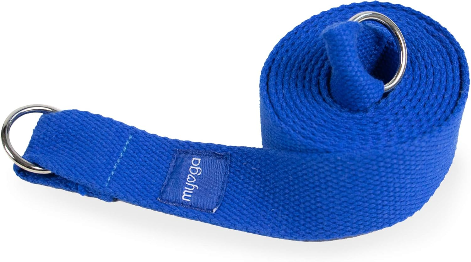Myga 2-In-1 Yoga Belt Strap for Stretching and Improving Flexibility - Adjustable Yoga Sling for Carrying Yoga Mat with D-Ring Buckle - Yoga Strap for Holding Poses and Physical Therapy image number 1