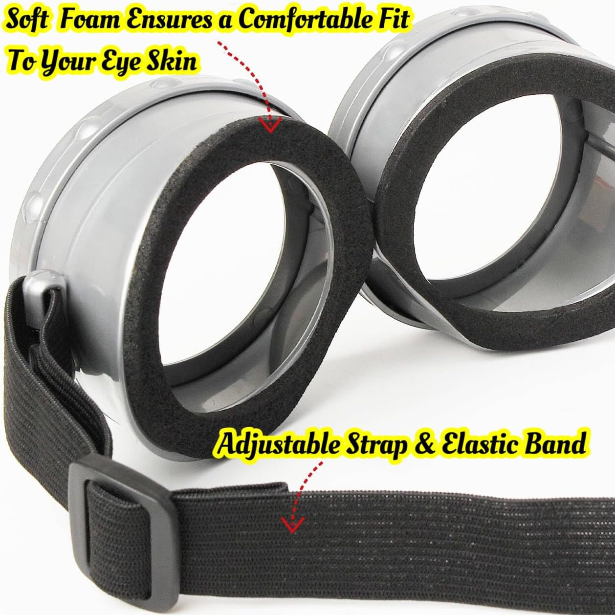 AUTOWT Yellow Halloween Costume Accessories Adult, Halloween Fancy Dress-Up Outfit with Beanie Knit Hats Goggles Gloves Tutu Skirt for Men Women Cosplay Holiday Xmas Party