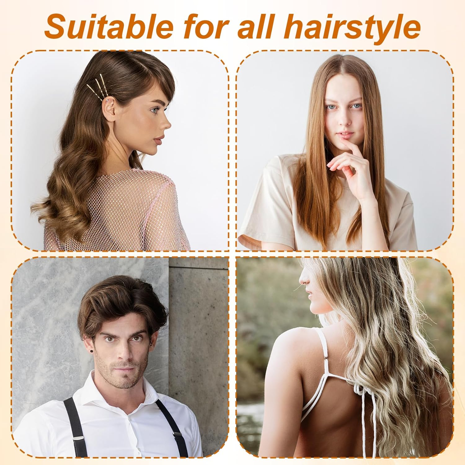 3 Pcs Bamboo Comb Set, Wooden Combs Fine Tooth Combs Anti-Static Wood Hair Combs for Women Men, Wood Comb for Straight, Curly, Wavy, Long Hair, Beard image number 2