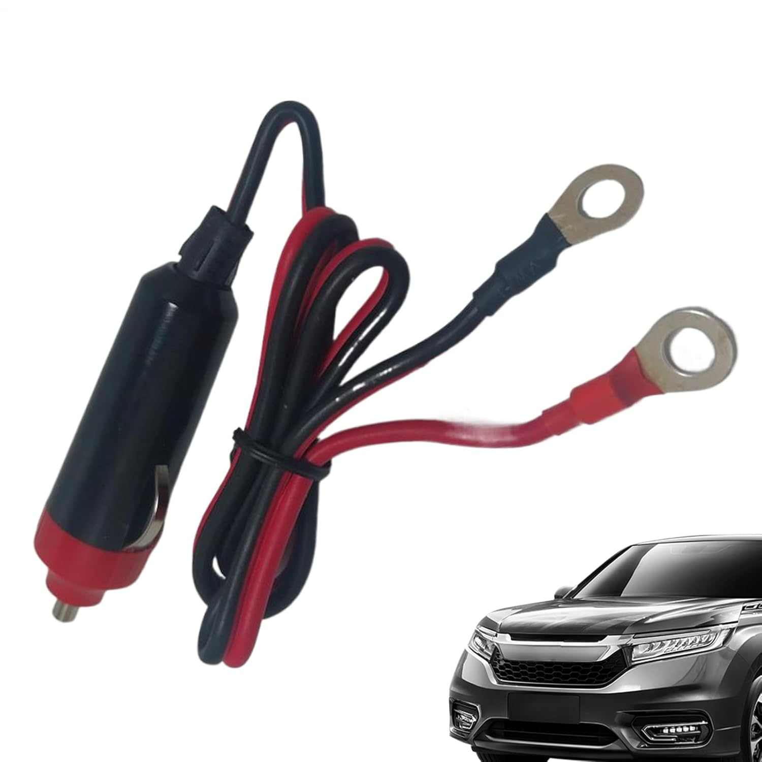 Male Plug 12V - 12V/24V Extension Cable Connector Socket,Stable Heavy Duty Bakelite Auto Replacement for Adults Beginners for Various Automotive Applications image number 4