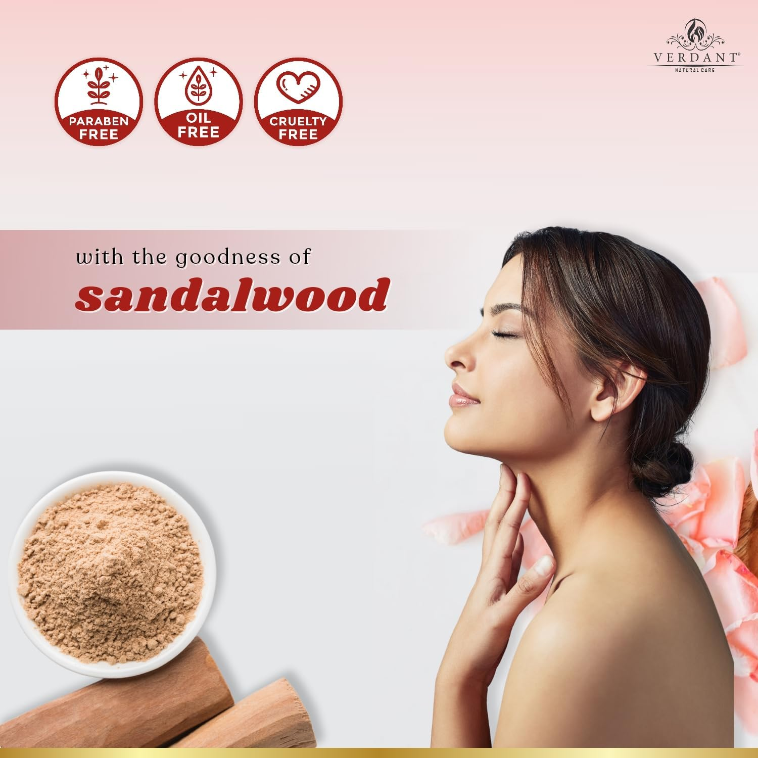 Verdant Natural Care Sandalwood Both & Shower Gel | Body Wash Shower Gel for Women & Men - Ph Balanced, Soap & Paraben Free - 300 Ml image number 1