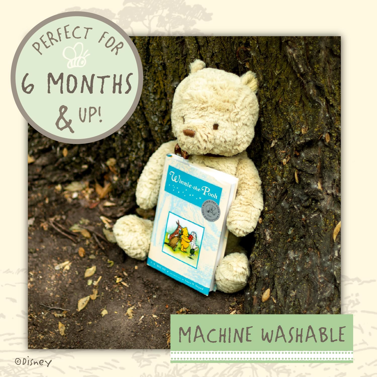 Disney Baby Classic Winnie the Pooh Stuffed Animal Plush Toy, 17.5 Inches image number 5