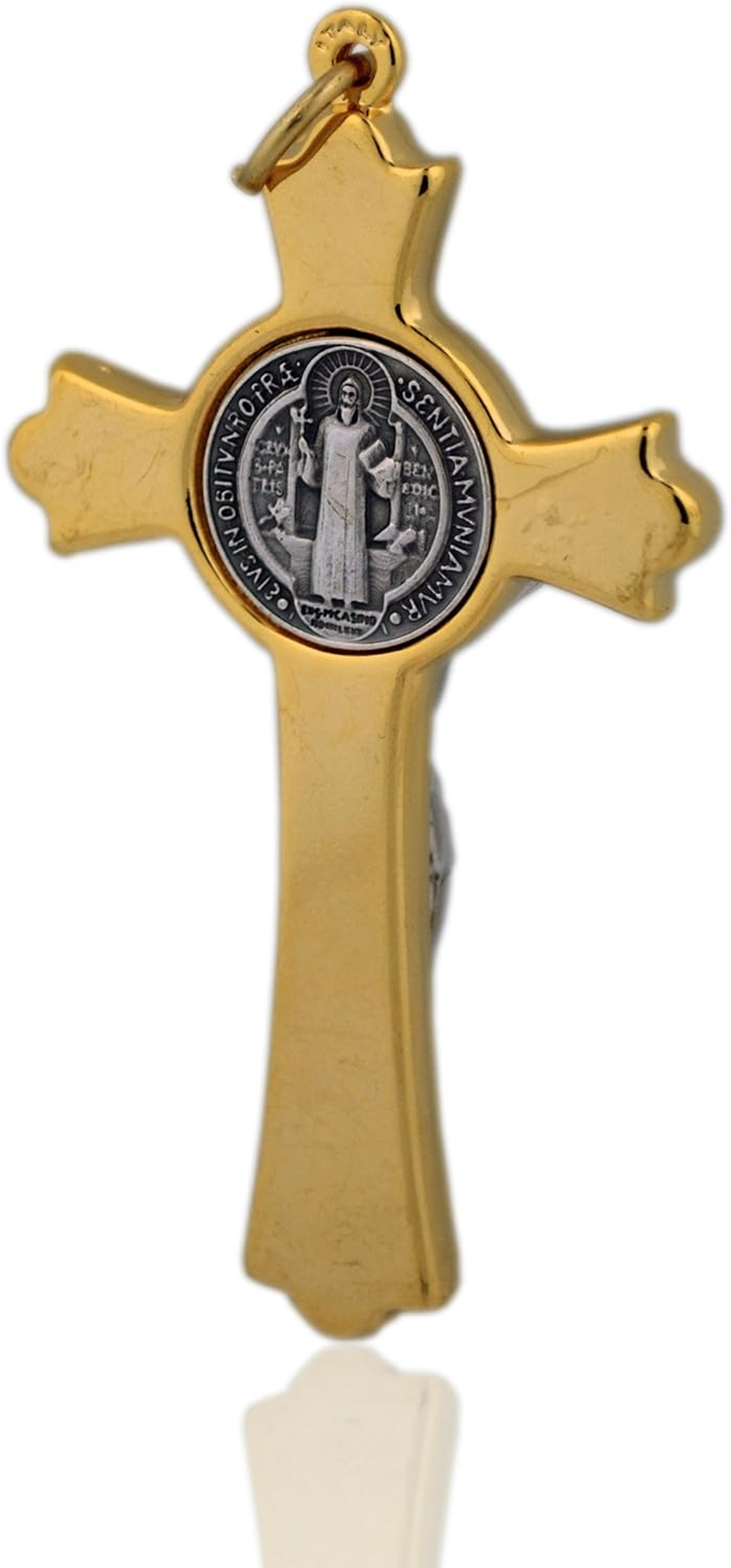 Beautiful St. Benedict Cross - Silver-Tone image number 3