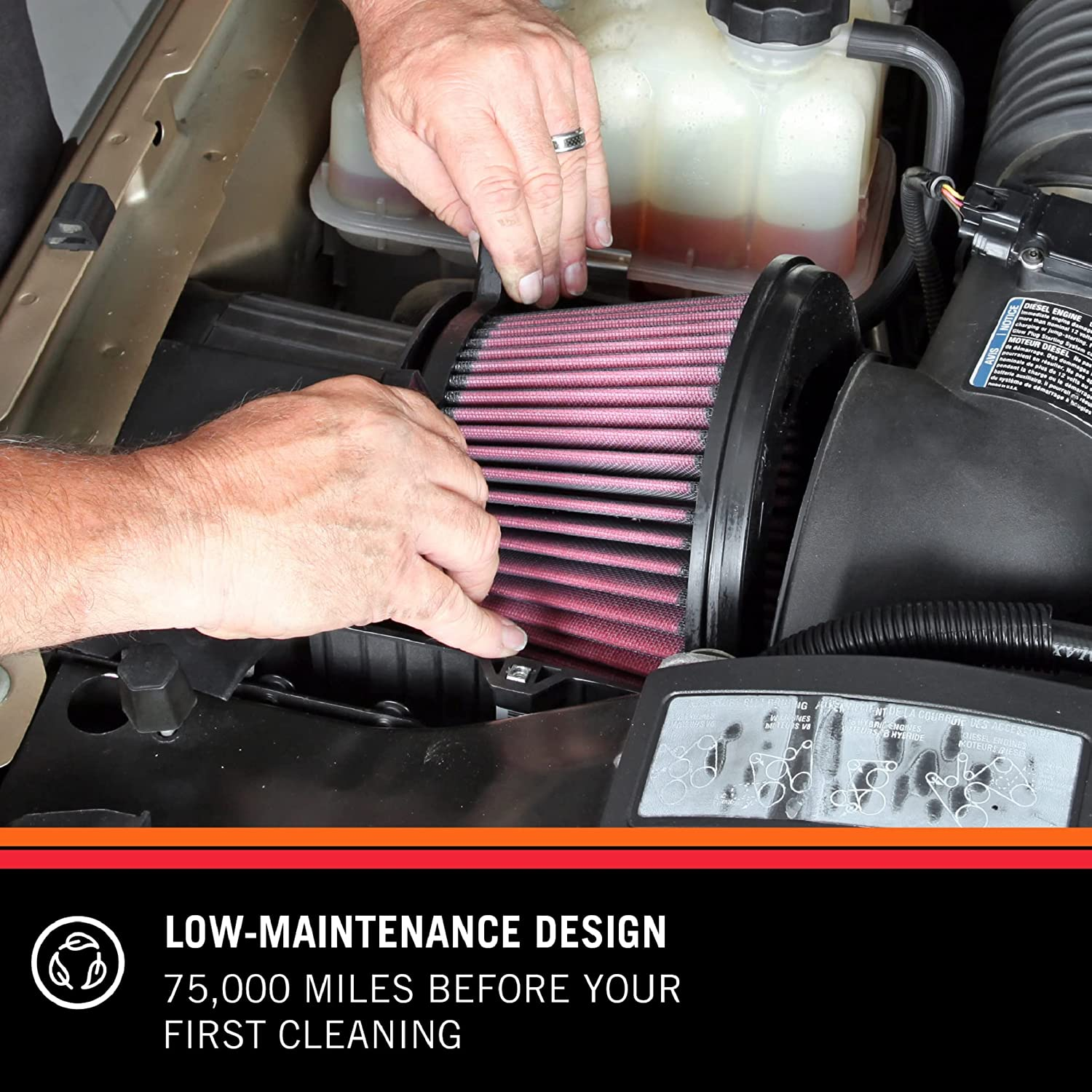 K&N E-3120 round Replacement Air Filter image number 2