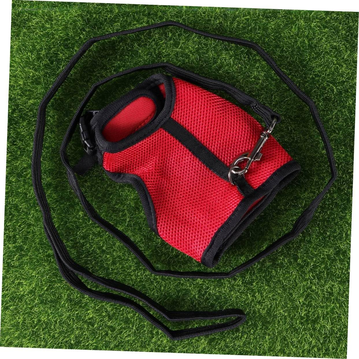 Toddmomy Chihuahua Harness Long Leash Rabbit Harness for Small Pets Comfortable Breathable Quick to Fit image number 3