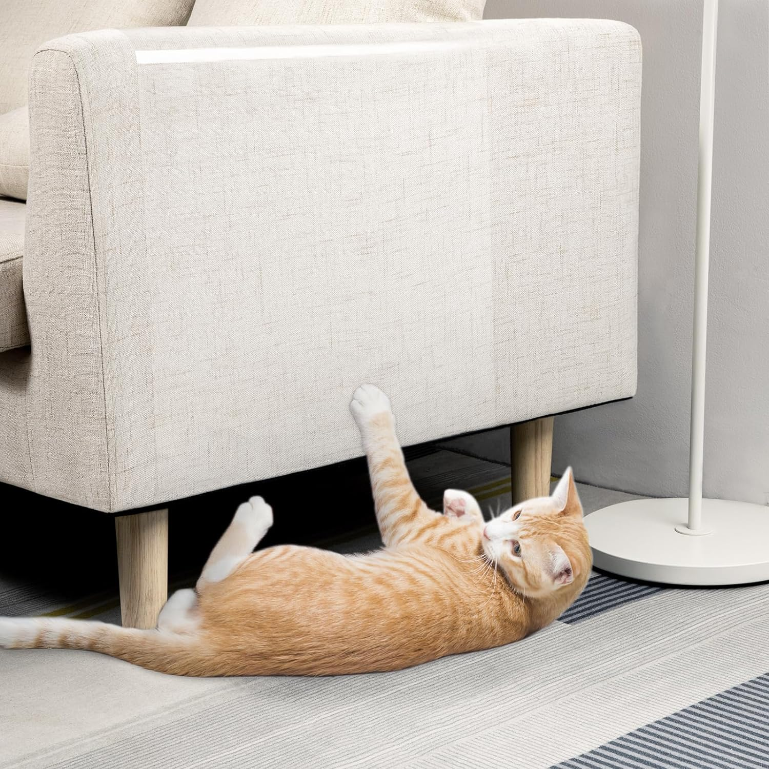 COSNIGHT Clear Wallpaper Kitchen Oil Proof Waterproof Sticker Self Adhesive Vinyl Film High Temperature Resistant Transparent Paper Removable Paper for Cupboard Doors Walls Kitchen 11.8In*118In