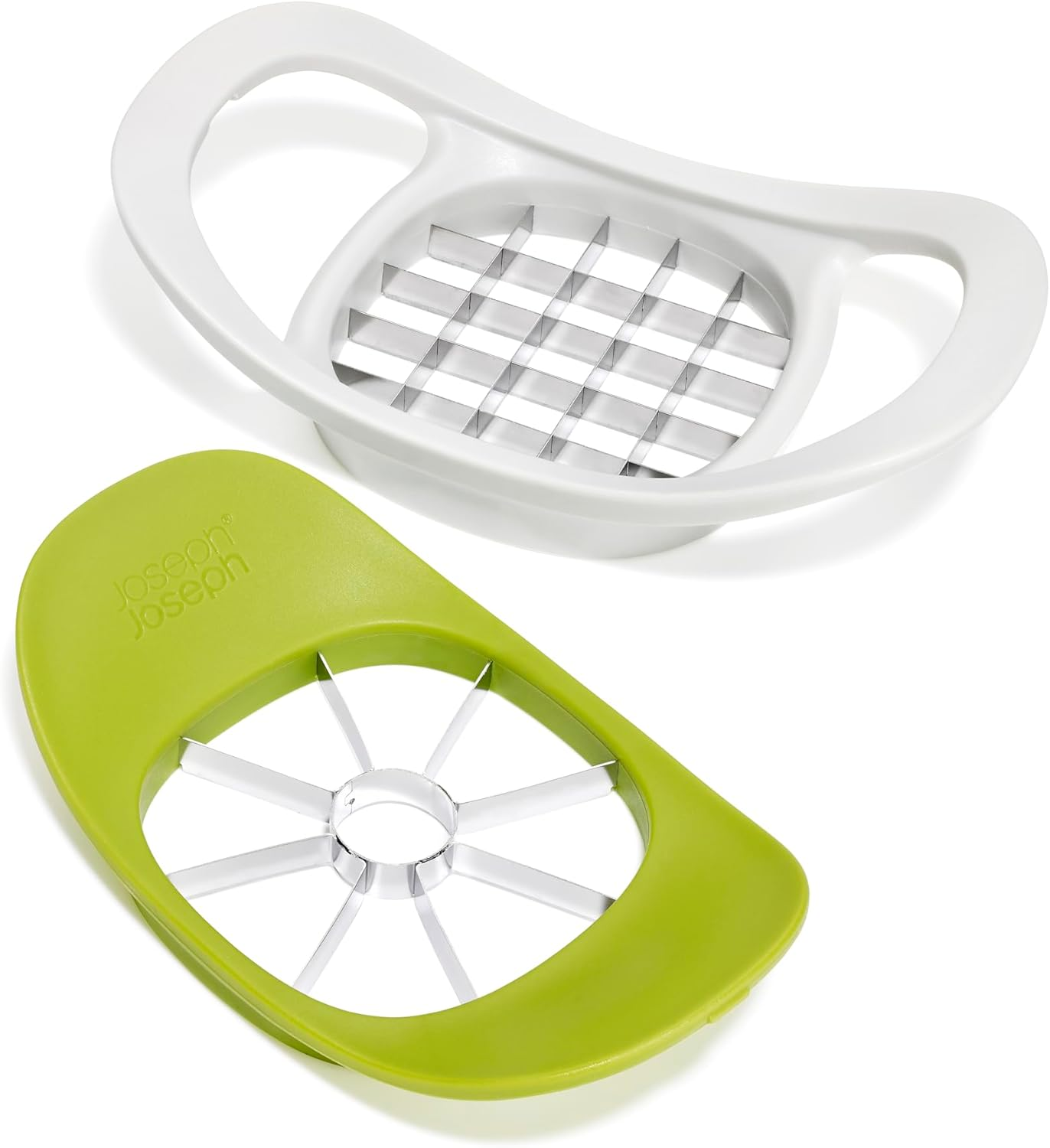 Joseph Joseph Nest Press 2-In-1 Apple Corer & Divider and Potato Chipper, Stainless Steel Blades, BPA Free, Dishwasher Safe image number 6