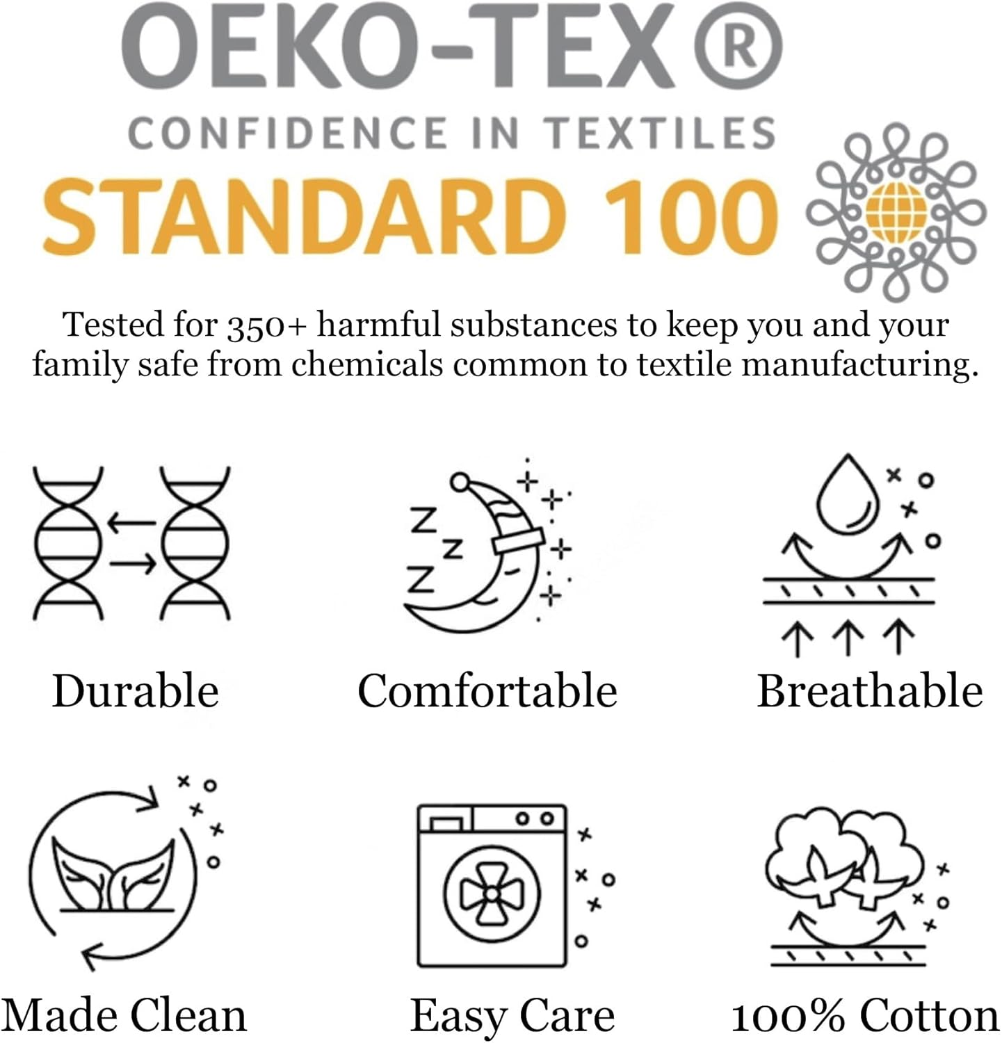 Eikei Solid Color Sheet Set Luxury Bedding Set 400 Thread Count Egyptian Cotton Long Staple Sateen Weave Breathable Silky Soft Pima Premium (Biscotti Beige, King) image number 6