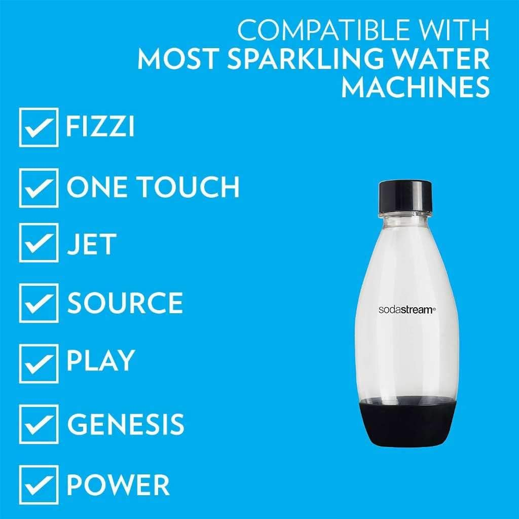 Sodastream 1748220010 Source Carbonating Bottles (Twin Pack).5 L, Black image number 4