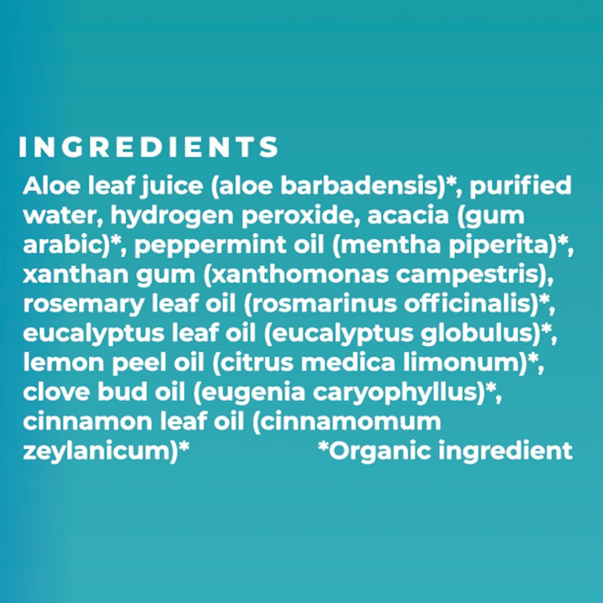 Essential Oxygen Certified BR Organic Brushing Rinse, All Natural Mouthwash for Whiter Teeth, Fresher Breath, and Happier Gums, Alcohol-Free Oral Care, Peppermint, 16 Ounce image number 6