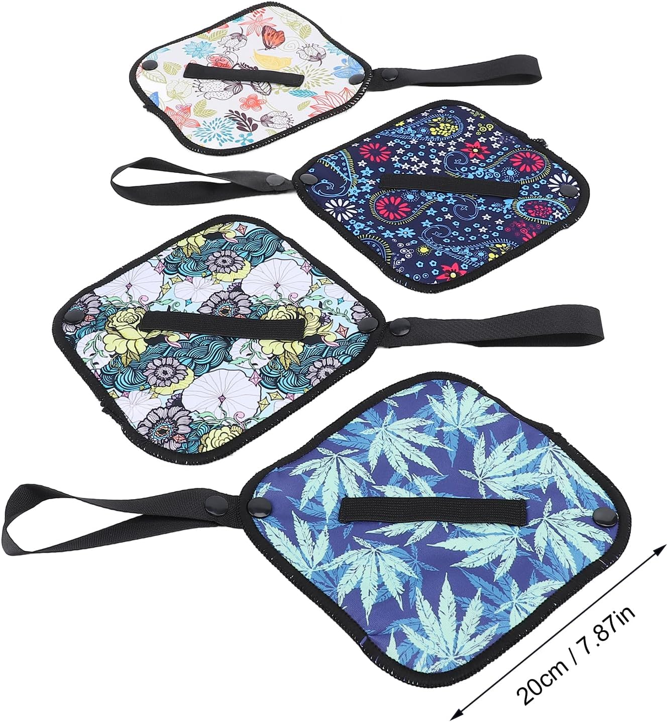 4Pcs Pee Cloth for Women Hiking Camping, Reusable Toilet Paper Washable Absorbent Female Urination Outdoor Pee Pad Travel Camping Backpacking Essential for Women image number 6