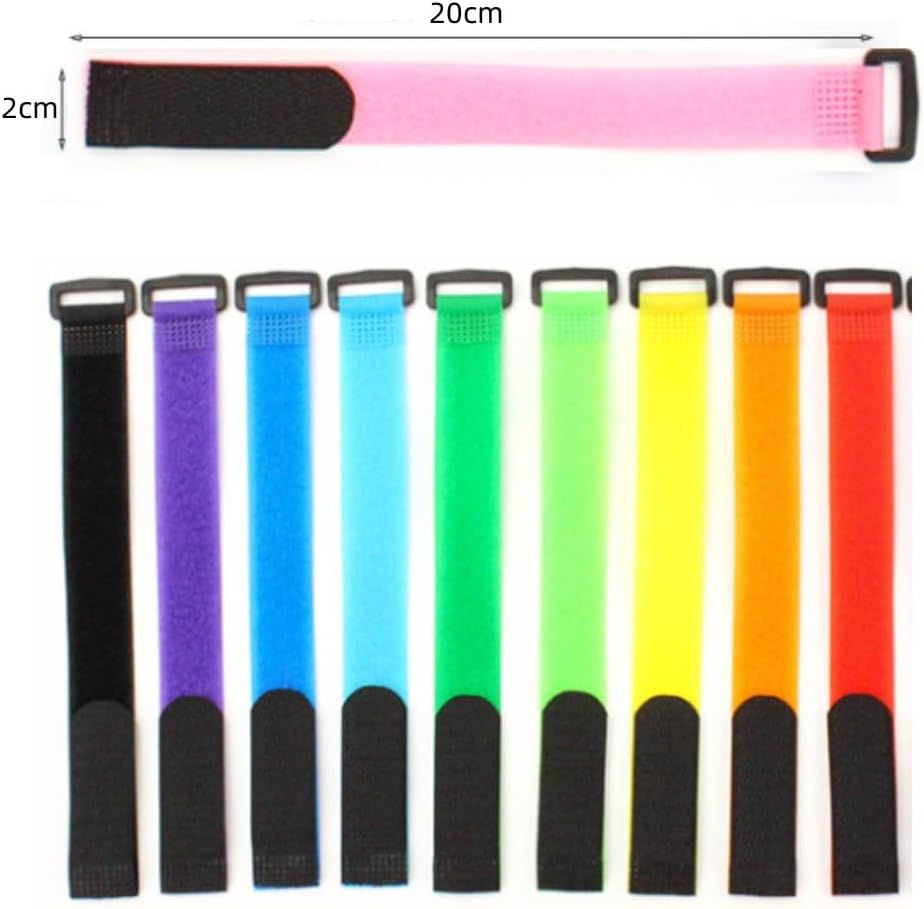 FUNNTY Fishing Rod Straps, 40 PCS Fishing Rod Tie Strap, Fishing Rod Ties Fishing Pole Straps Fishing Belt Fishing Rod Holder Strap Fishing Pole Holders Multicolor image number 4