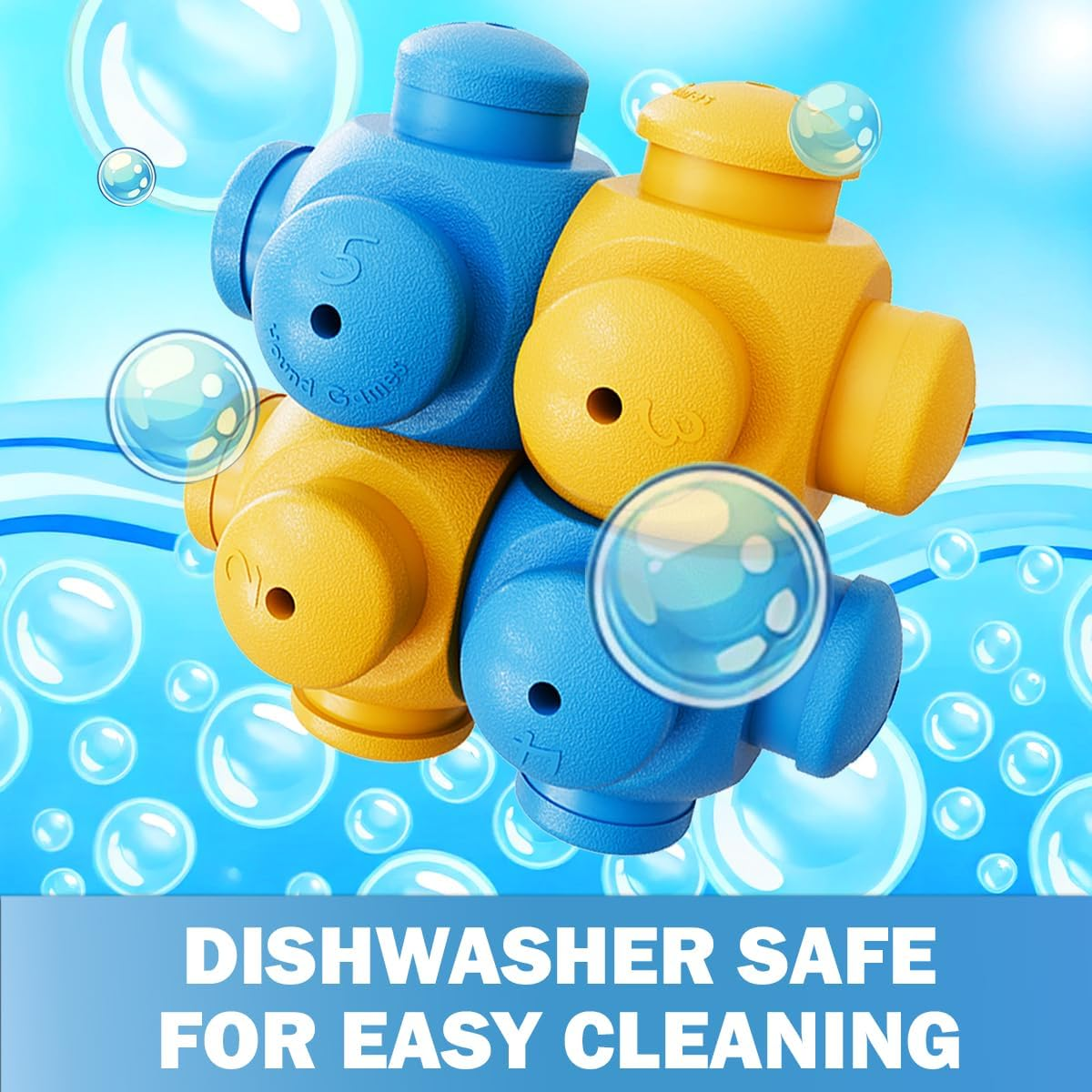 HOUNDGAMES Dog Puzzle Toys for Boredom, Chew Teething and Treat Dispensing for Smart Medium to Large Dogs - IQ Mental Enrichment Toys (6 Pack) image number 1