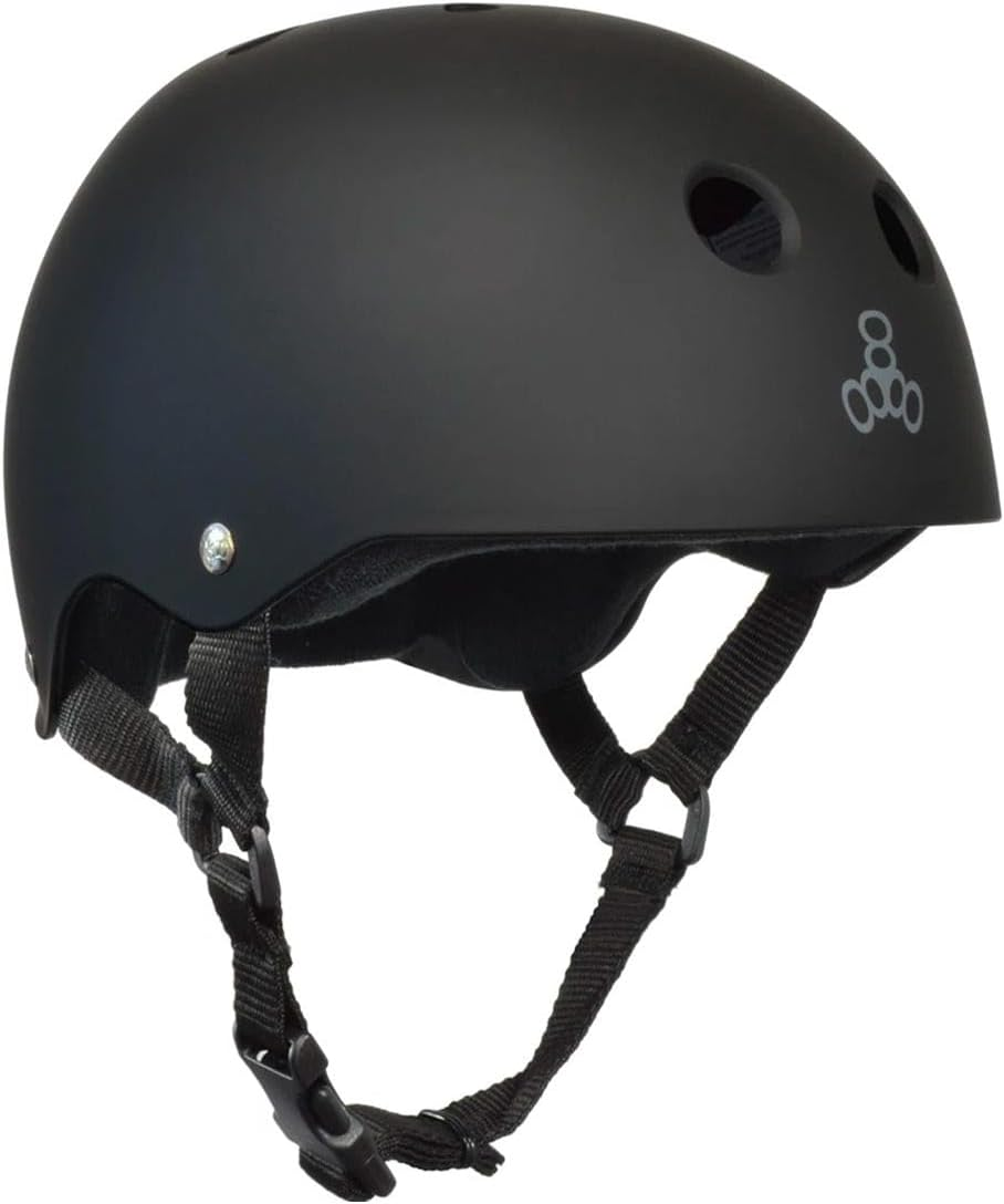 Triple Eight Helmet with Sweat Saver Liner, Baja Teal Rubber, Small image number 4