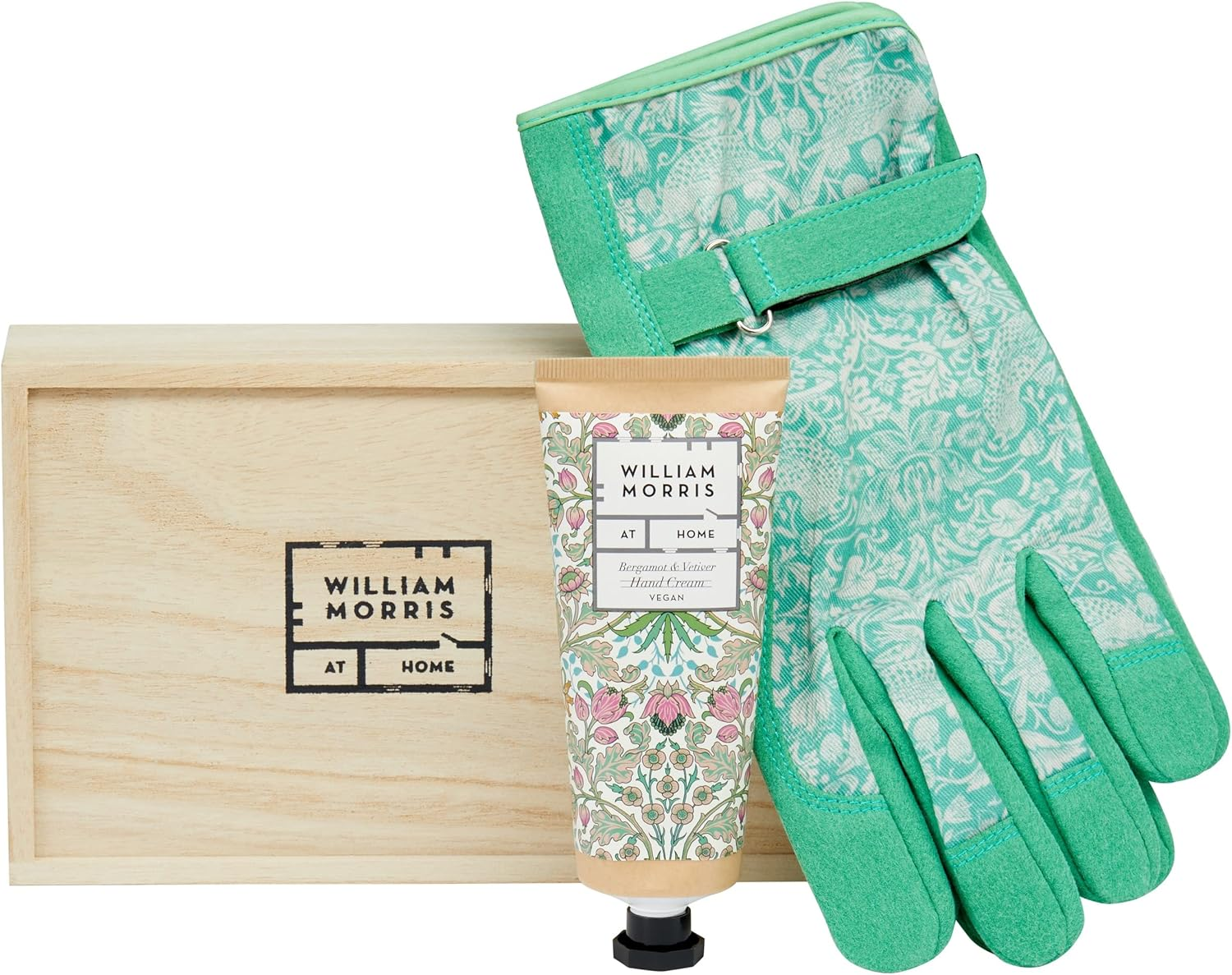 William Morris at Home Golden Lily Gardening Gloves Set image number 3