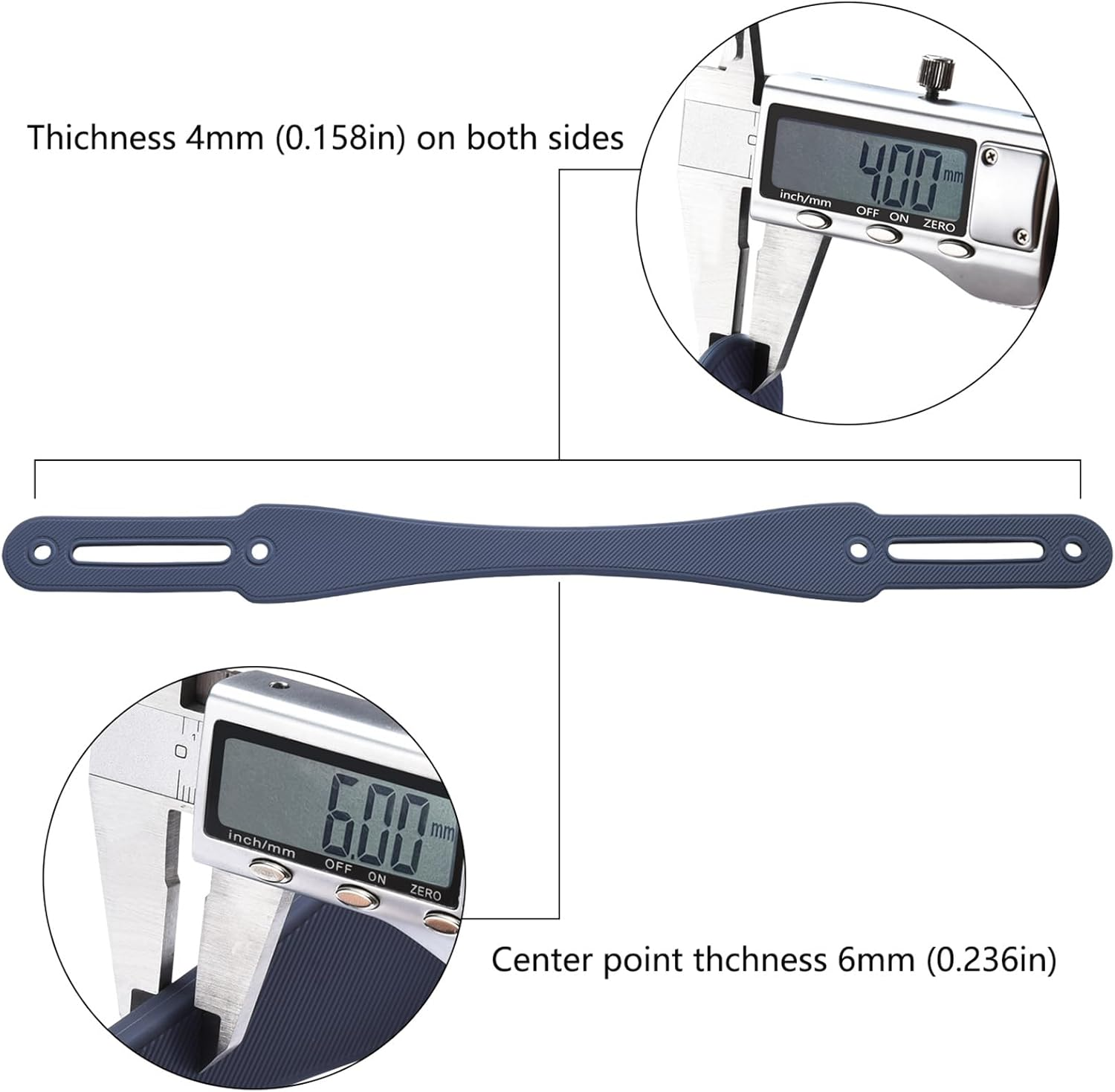 OURHZTB Speaker Handle Strap Removable Accessories Compatible for JBL Xtreme 4 / Xtreme 3 / Xtreme 2 Portable Bluetooth Audio Silicone Carrying Strap with Screws - Blue image number 3