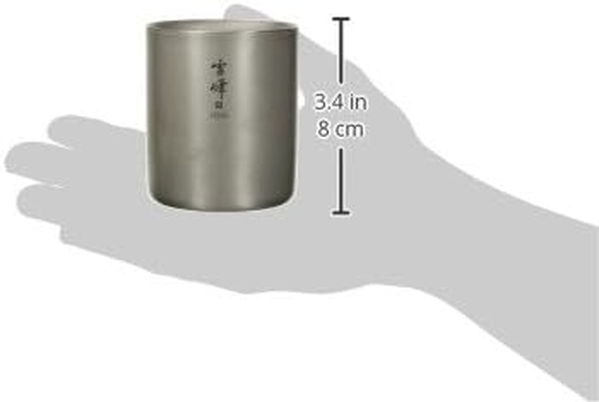 Snow Peak Titanium Stacking Mug Double Wall Ware H200 TW-124 image number 1