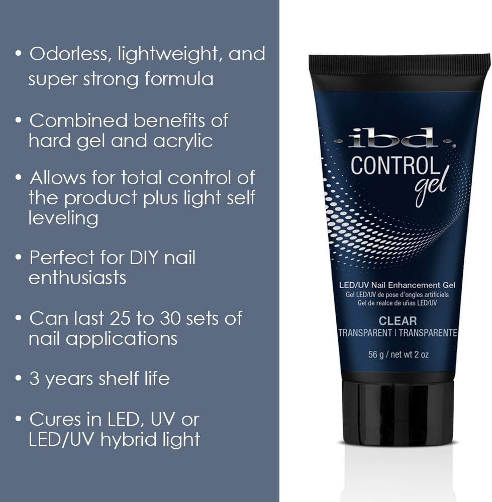 IBD LED/UV Control Gel 56 G - White image number 7