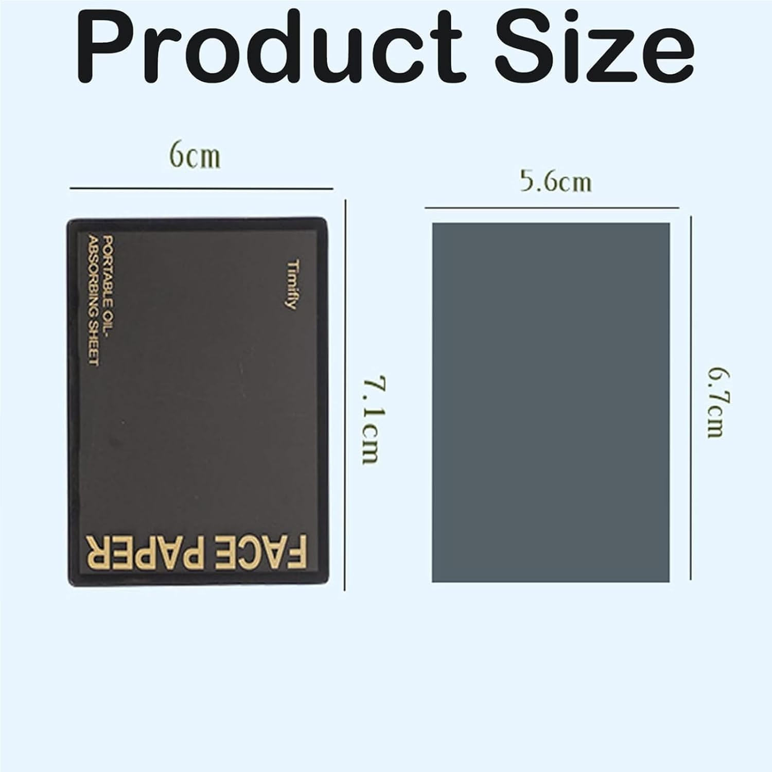 500 PCS Blotting Paper Face, Bamboo Charcoal Oil Absorbing Sheets, 500 Sheets with Portable Case, for Oily Skin Care, Quick Makeup Touch Up, Gym and Travel Essential