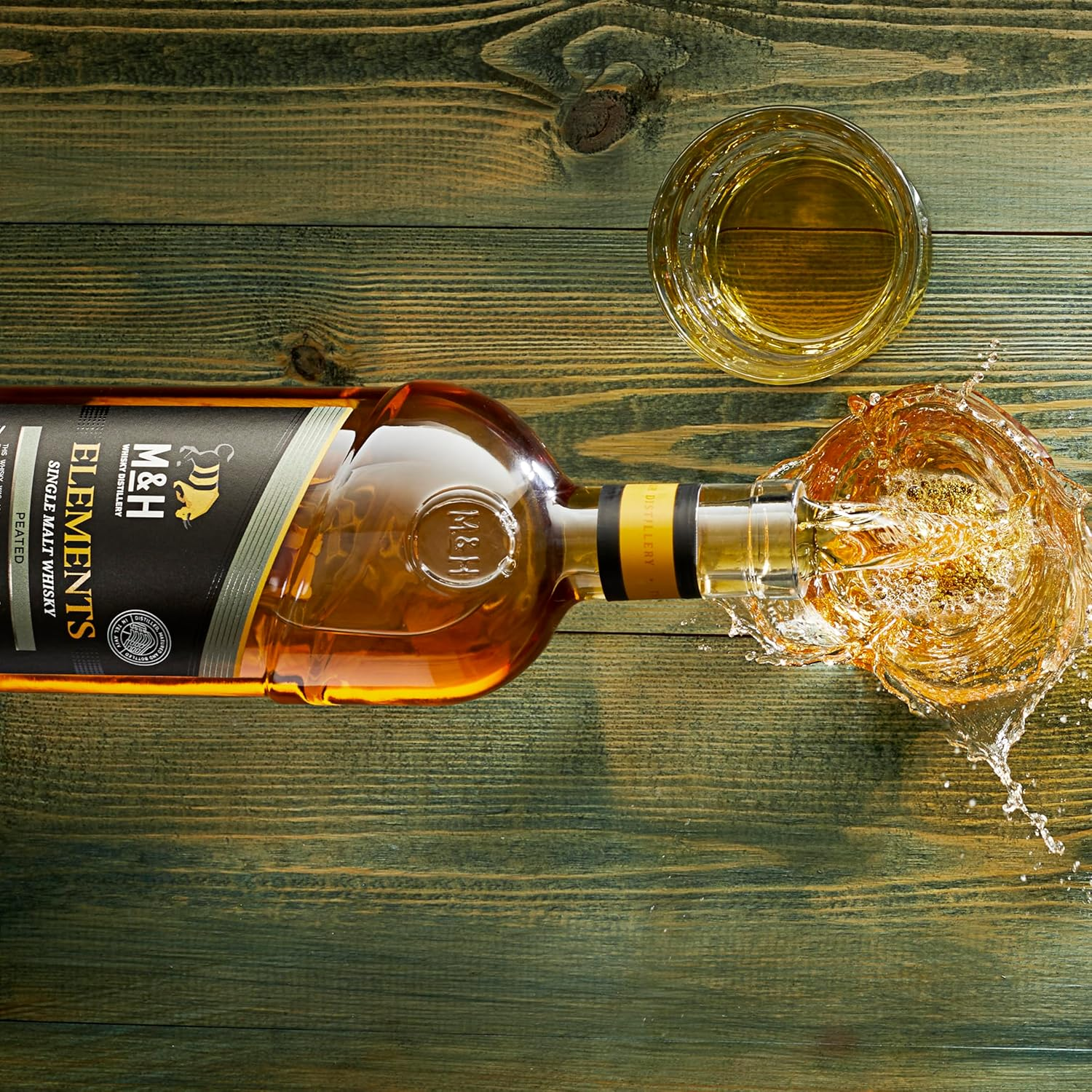 Milk & Honey Elements Peated Single Malt Israeli Whisky 700Ml image number 3