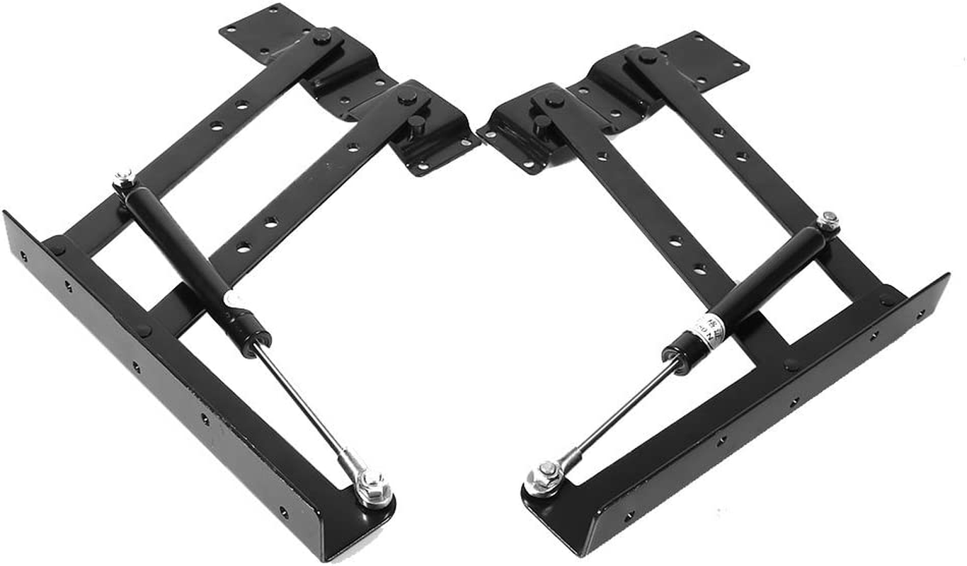 Adjustable 2PCS Folding Table Heavy Duty Household Table Lifting Frame, Lift up Hydraulic Hinge, Mechanism Hardware for Home Coffee Table Furniture Lifting Tool image number 2