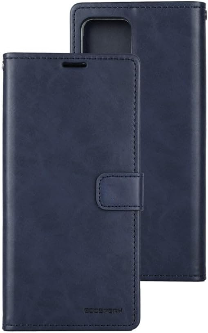 Goospery Mercury Blue Moon Diary for Iphone 15 Pro Max, Rose Gold - Hot Pink image number 4