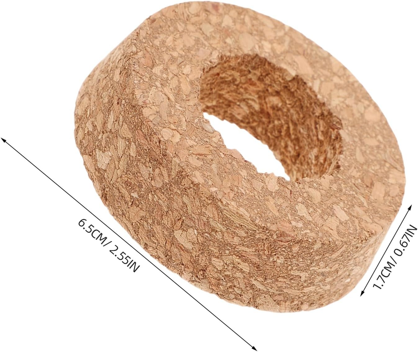 Kisangel Cork Lids for Glass Planter Hydroponic Plant 6Pcs Light Brown Wooden Tapered Cork Plugs for Micro Landscape Terrarium Easy Water Management for Home Office D&eacute;cor image number 3