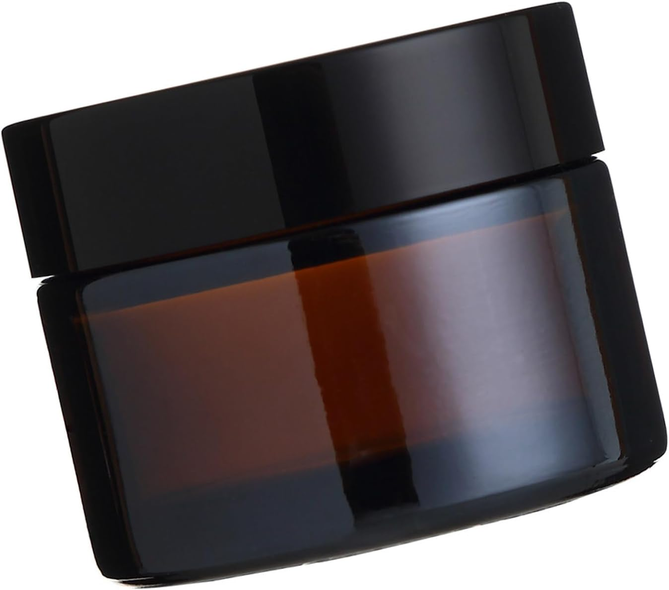 Cosmetic Jar, Brown Light Proof Makeup Sample Container for Cream (30G)