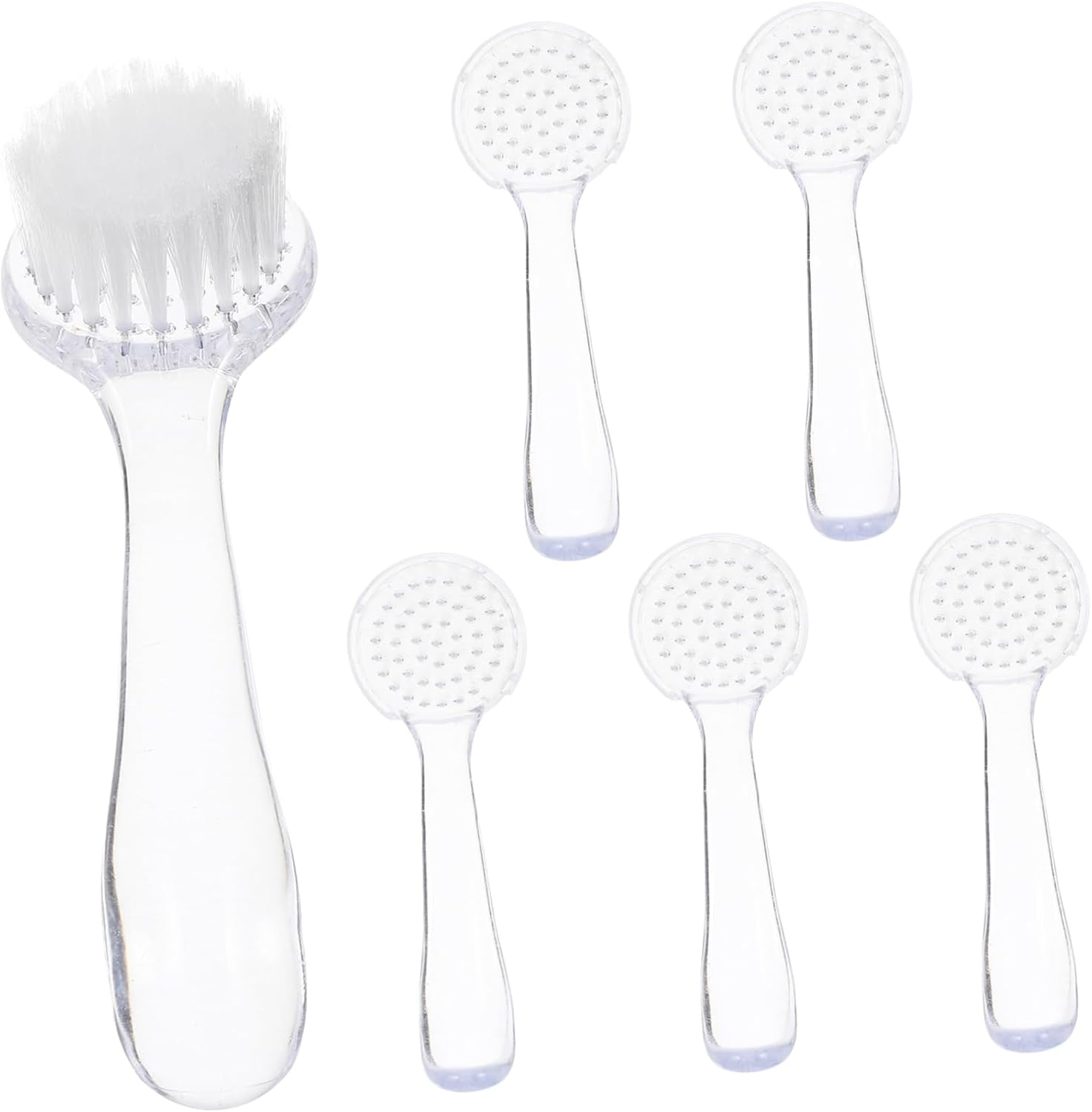 6Pcs Nail Duster Brush Manicure Detail Brush Cover Clean up for Nails Face Professional Manicure Tool