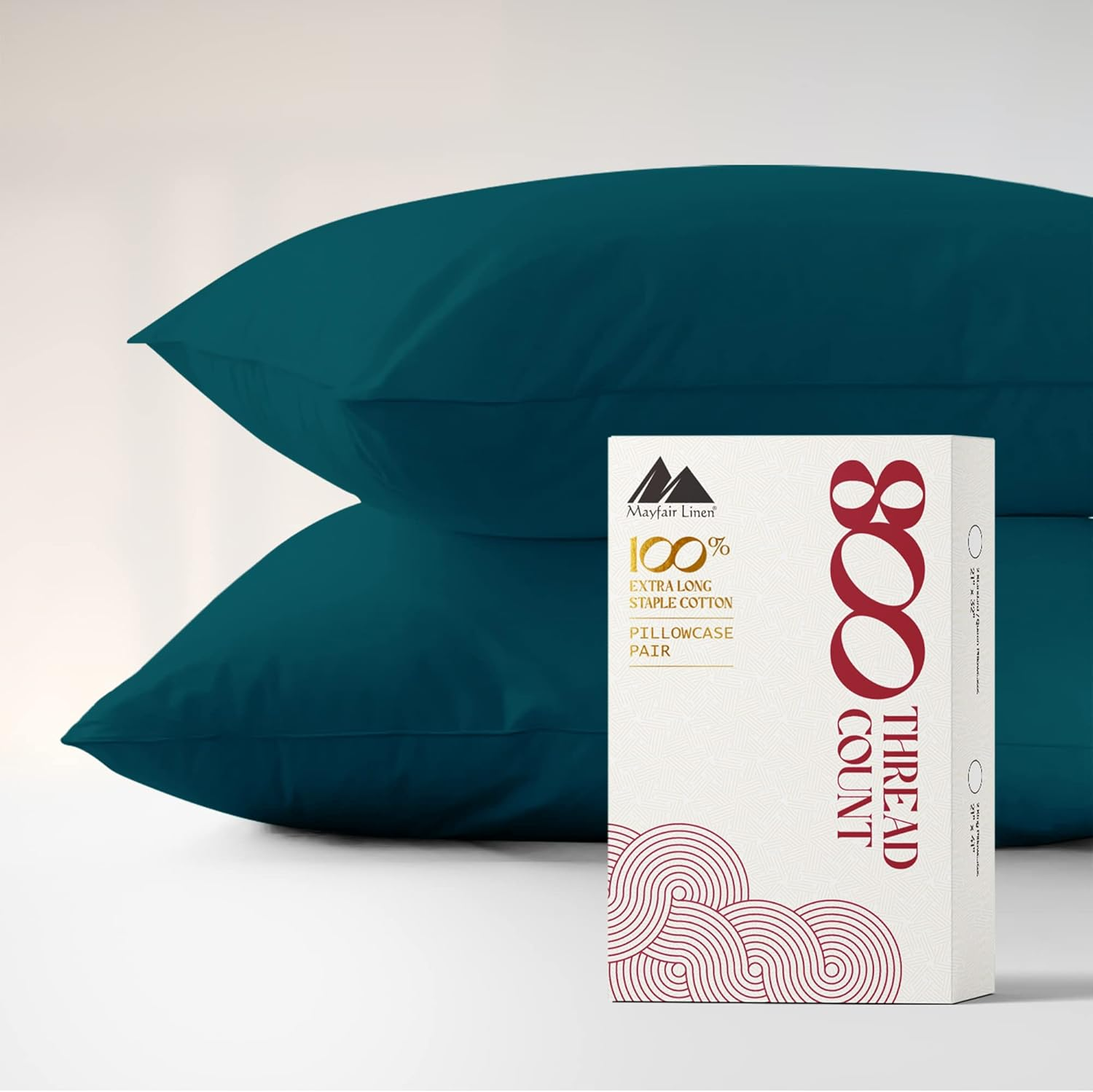 Mayfair Linen Hotel Collection 100% Egyptian Cotton- Genuine 800 Thread Count Sheet Set King White