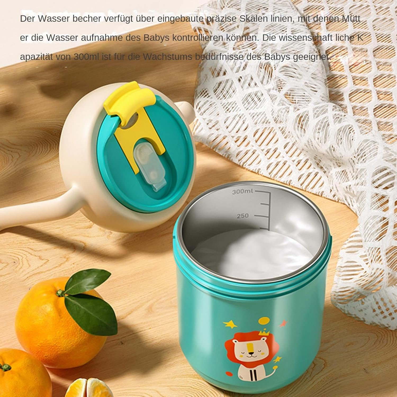 No Spill Cups for the Elderly, Water Bottle for Elderly, 300 Ml Drinking Cup for Elderly, Leak-Proof Cup with Handles, Senior Care Cup for Patients In