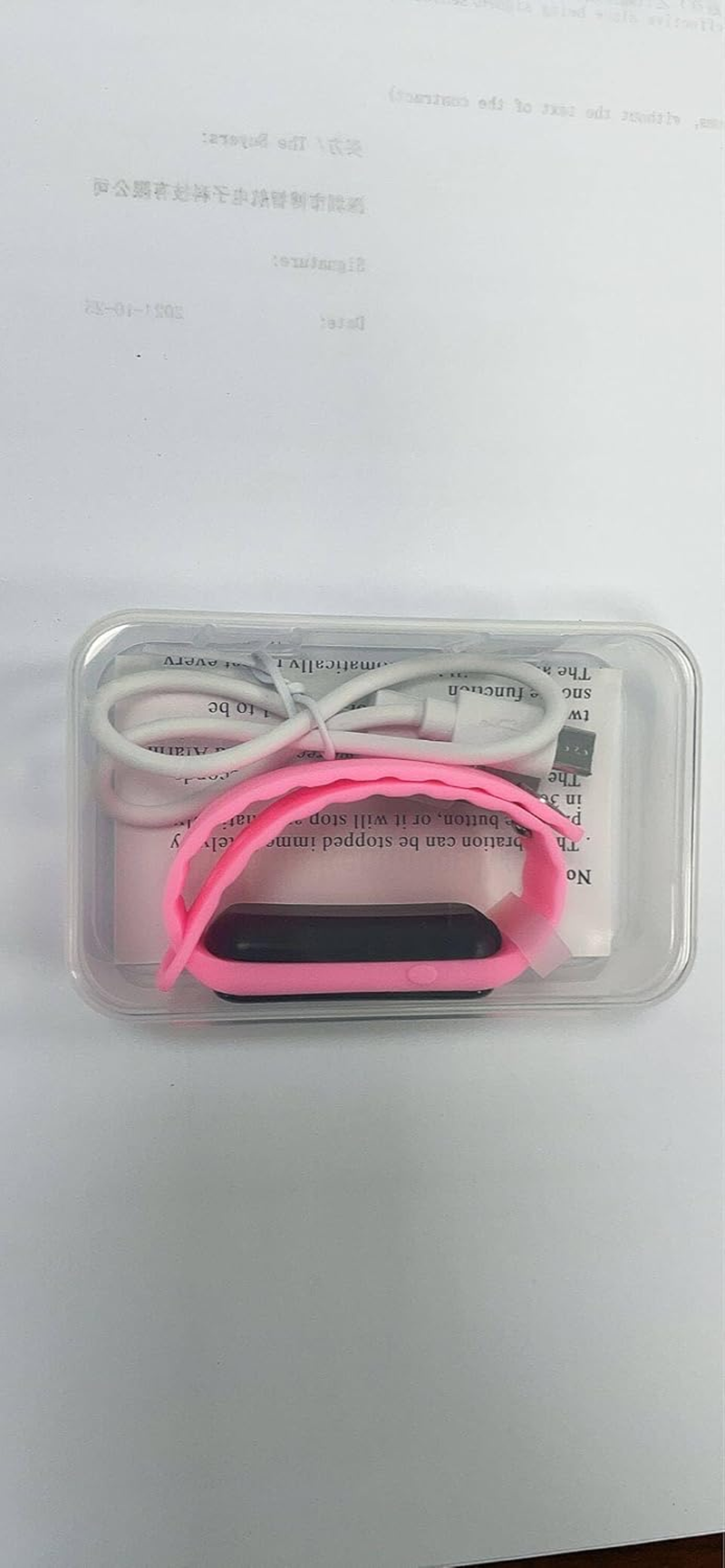 E-Vibra Potty Training Watch - Silent Vibrating Alarm Medical Reminder Watch - with Timer and 12 Daily Alarms - Red image number 6