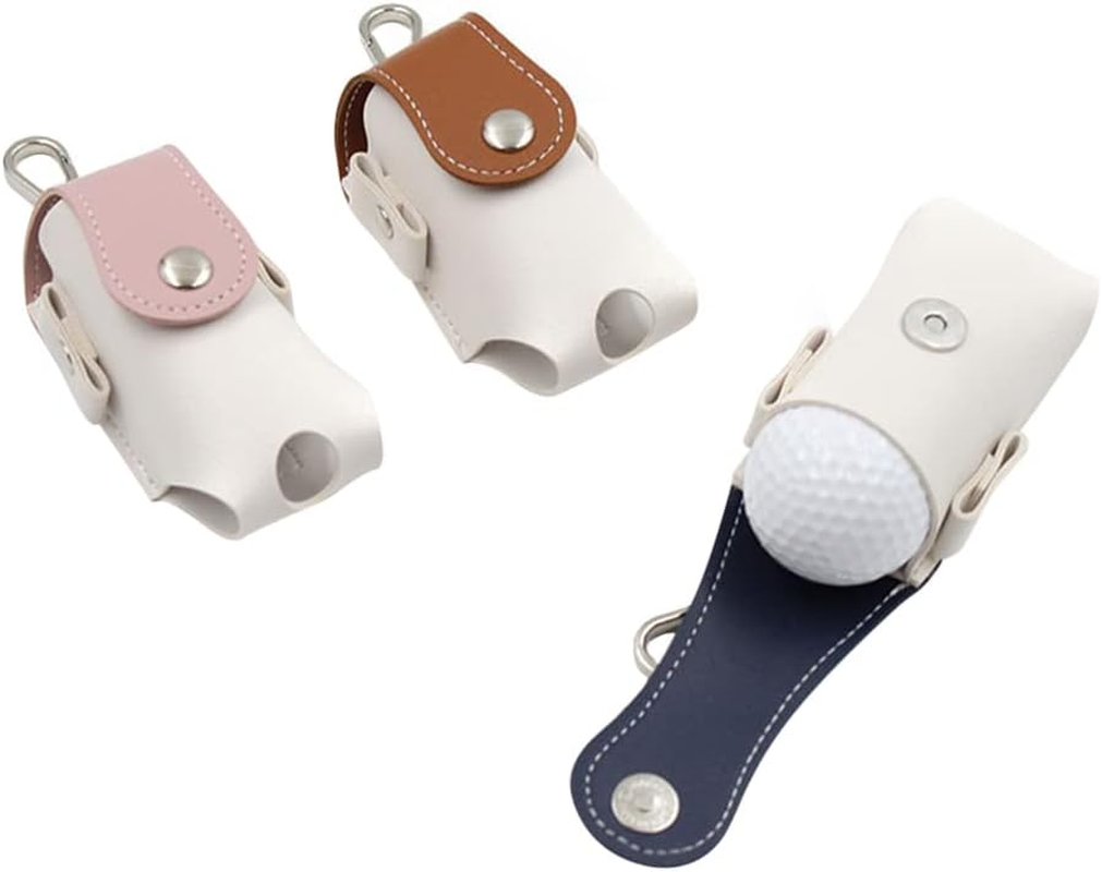 Golf Ball Carry Bag, Hook Design 4 Slots Hold 2 Balls Golf Ball Holder for Sports image number 3