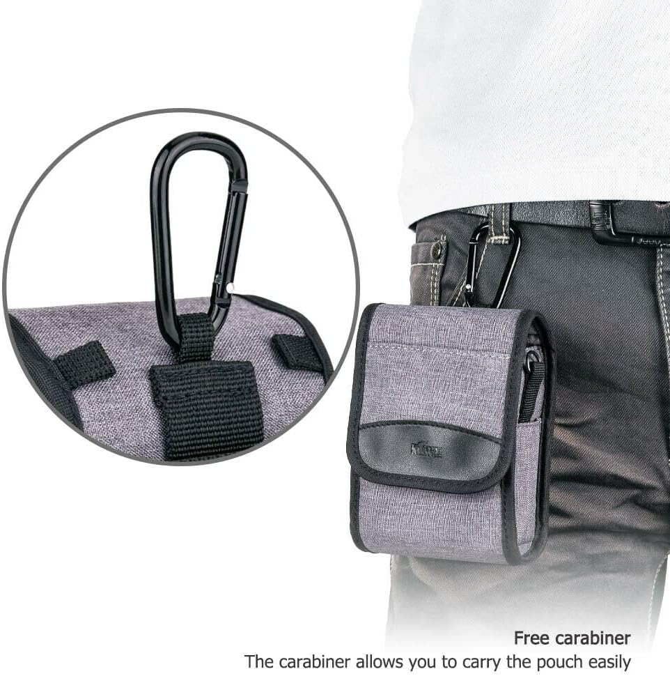 Compact Camera Pouch Case Bag for Sony ZV-1F ZV-1 ZV1 II RX100VII RX100VI RX100VA RX100V RX100IV III II Canon G7X III II G9X II SX740 SX730 SX620 SX610 Olympus TG-7 TG-6 TG-5 GR Iiix GRIII GR3 HDF