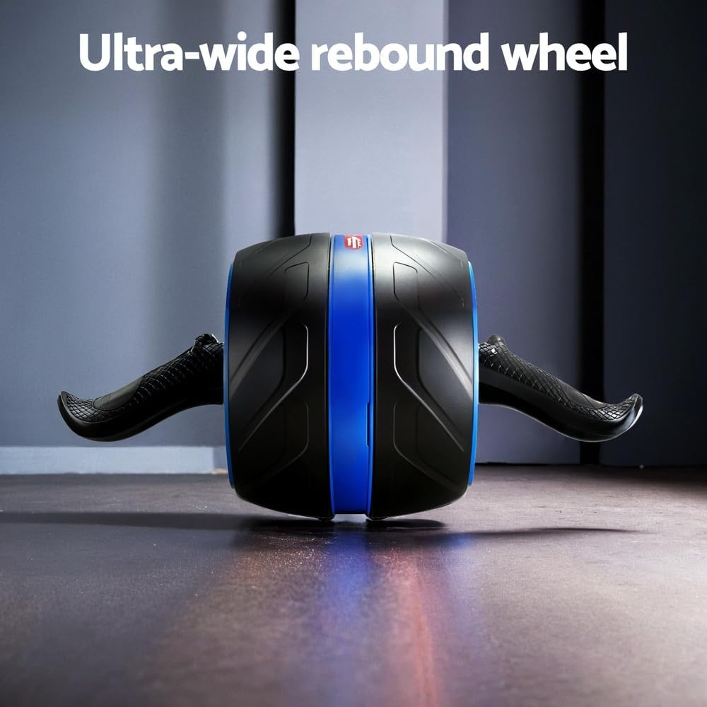 Everfit Ab Roller Carver Automatic Rebound Abdominal Wheel Home Gym Workout image number 6