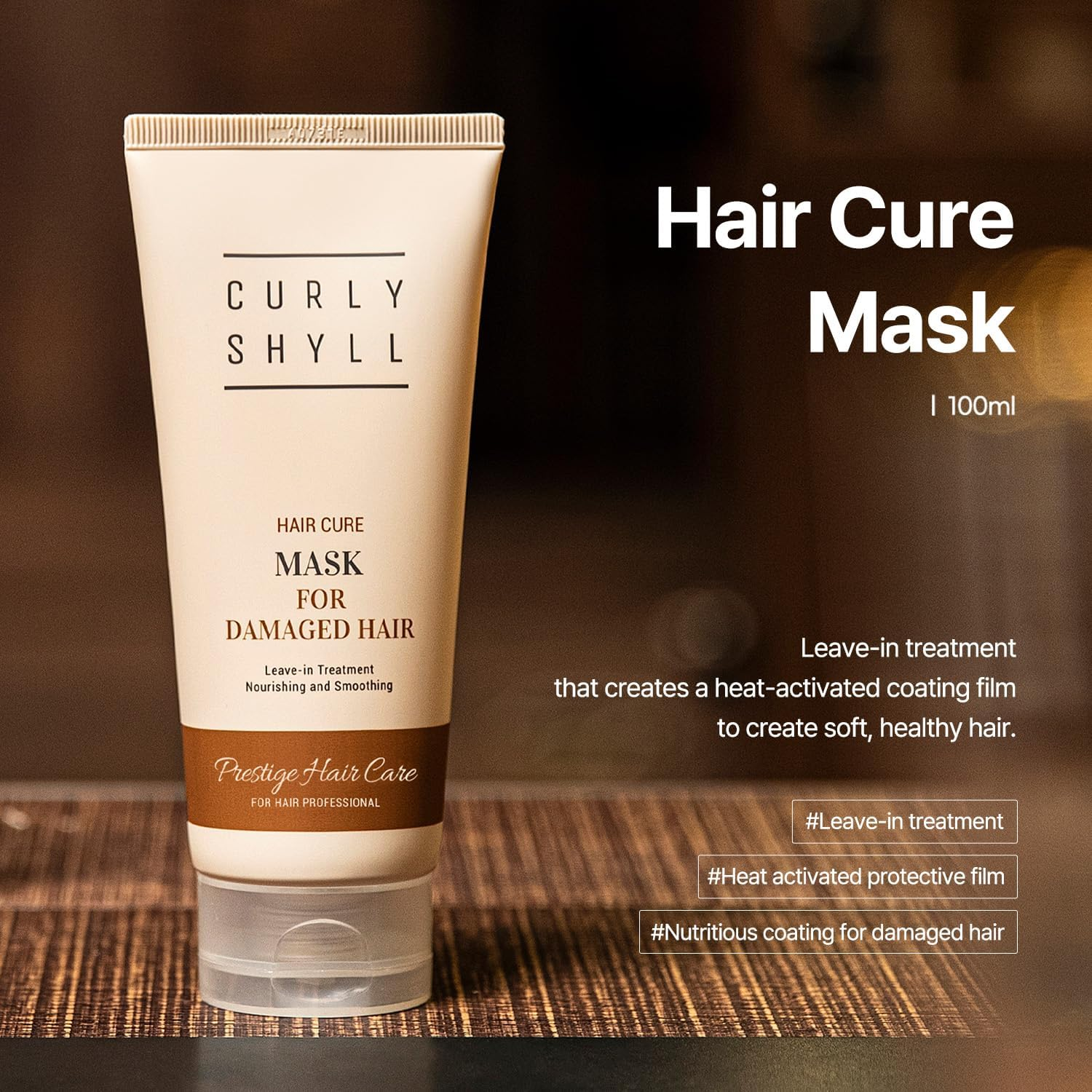 CURLYSHYLL Curly Seal Prestige Hair Care Mask, 3.4 Fl Oz (100 Ml) image number 1