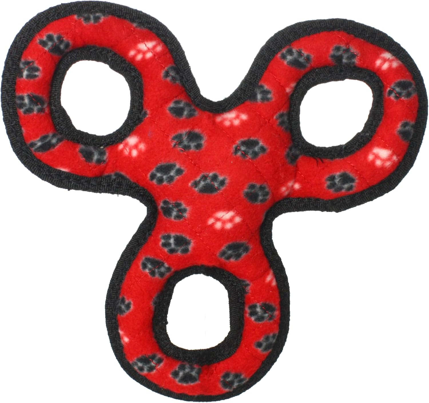 Tuffy Interactive Play Dog Squeaker Toy, Red image number 6