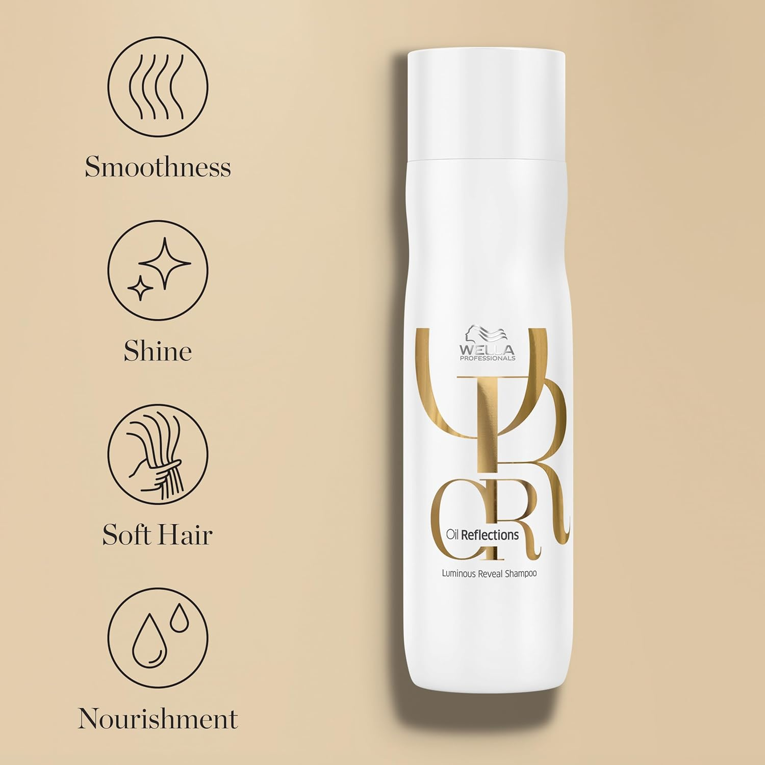 Wella Professionals Oil Reflections Luminous Reveal Shampoo | Nourishing Botanical Oils for Soft, Smooth Hair with Shine | 33.8 Fl Oz image number 3