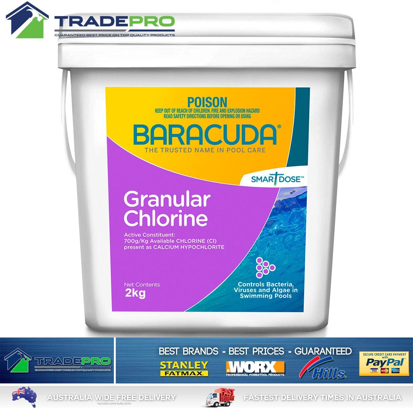 Baracuda Granular Chlorine, 2Kg image number 2