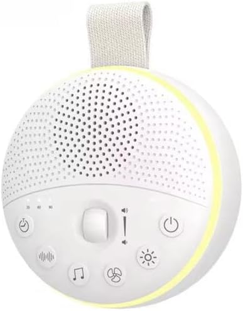 Tung Pyt Ltd Portable White Noise Machine, Taupe &ndash; 21 Soothing Sounds, Adjustable LED Light, USB Rechargeable, up to 48 Hours Battery Life &ndash; Promotes Deep, Restorative Sleep for Babies and Adults. image number 3