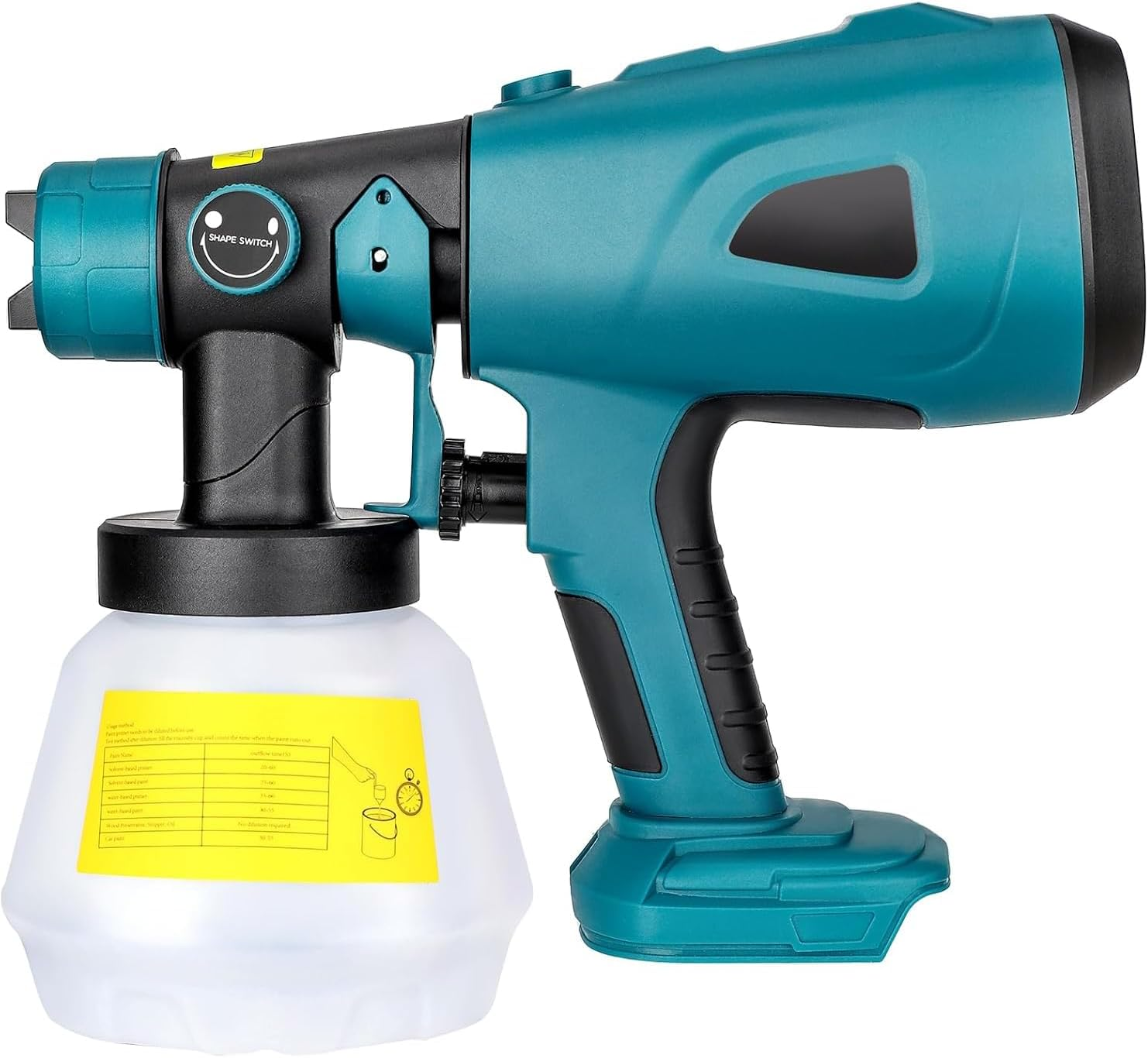 Cordless High Pressure Airless Spray Gun Paint Sprayer for Makita 18V Battery image number 4